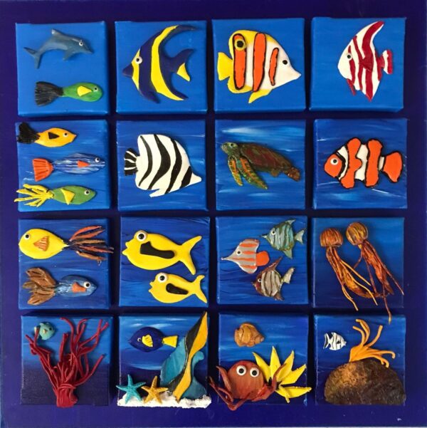 IN FONDO AL MAR 50X50