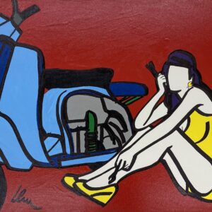 Vespa e Pin Up
