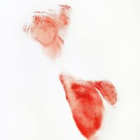 4. Eikon. La caduta e il ritorno IV, 2021, pigmento su tela, 100x70 cm