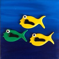 MARIO ESPOSITO TRE PESCI 20X20
