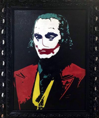 Rubens Fogacci - Joker- Acrilico su tela, 50x70, 2020 € 2000